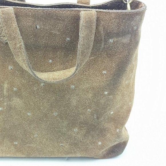 Madewell Suede Purse w metal studs and removable adjustable shoulder strap - Picture 15 of 15